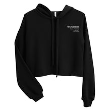 Load image into Gallery viewer, Collette Murphy Crop Hoodie
